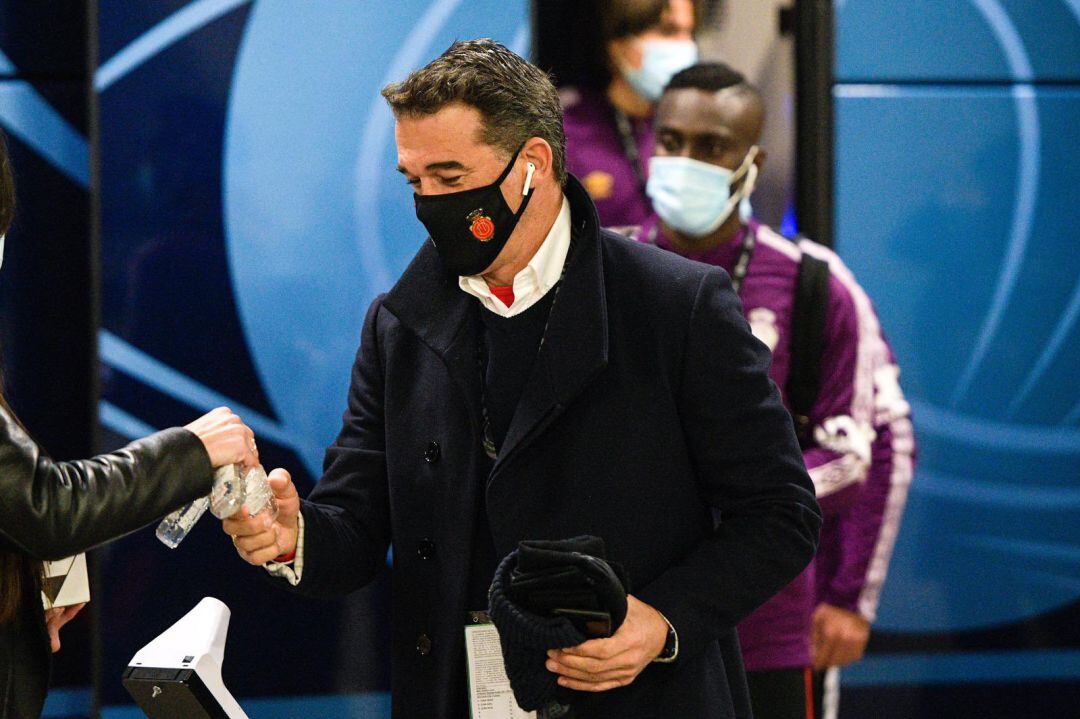 Luis García Plaza, entrenador del RCD Mallorca.