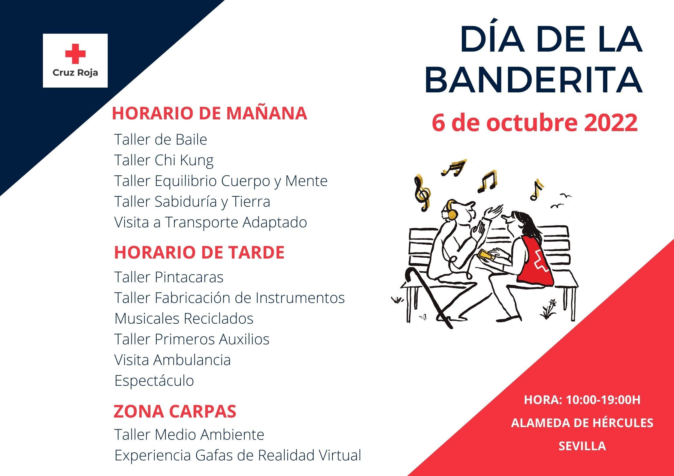 Cartel actividades Día de la Banderita