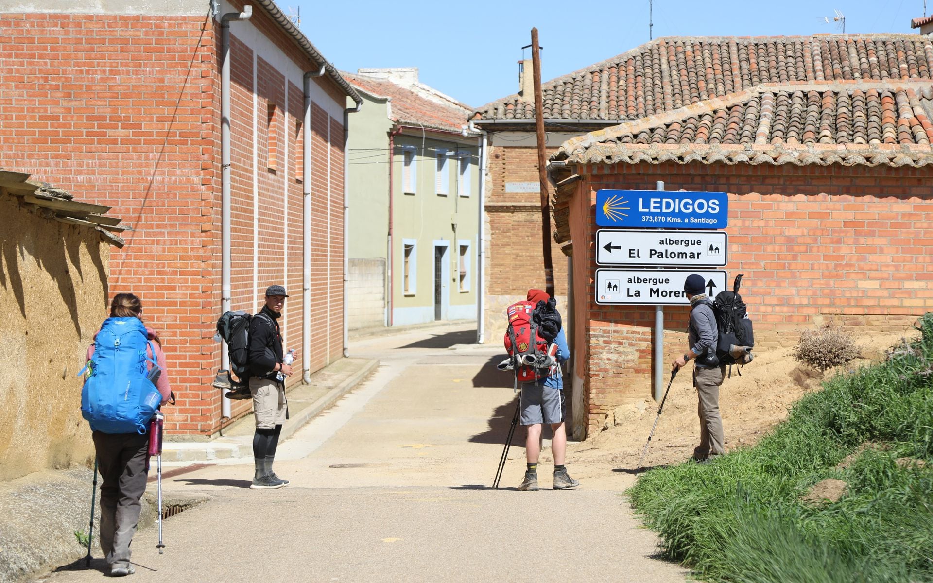 Ledigos en pleno Camino de Santiago