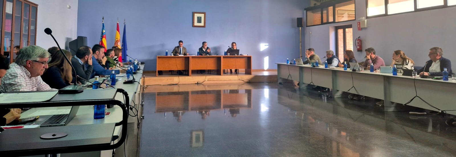 Momento del pleno de hoy