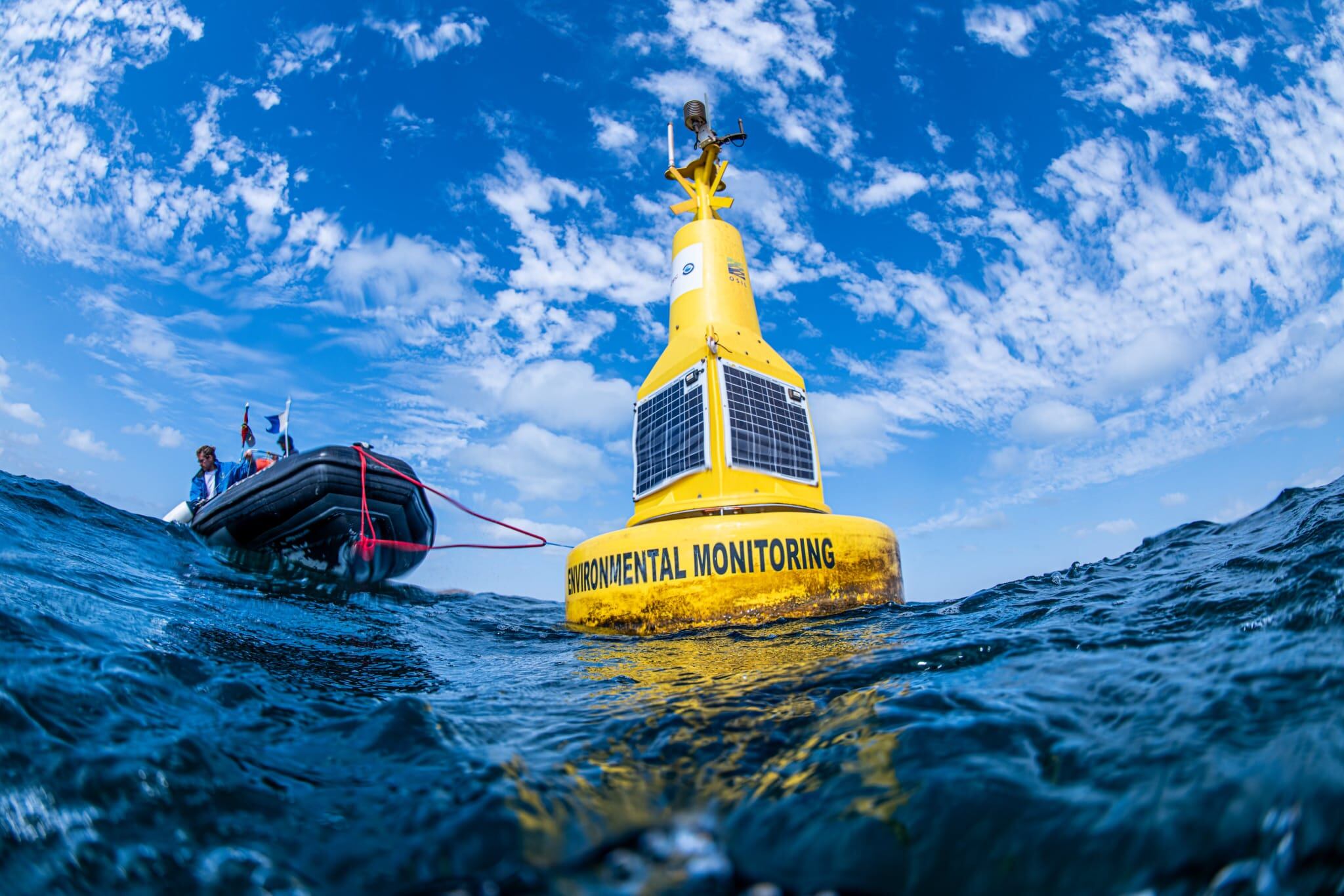 Boya del IEO en el Mar Menor
