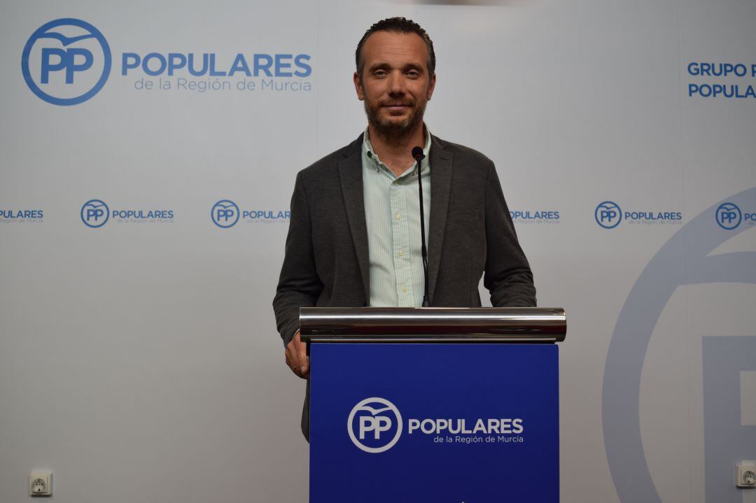 El portavoz popular en la Asamblea Regional, Joaquín Segado