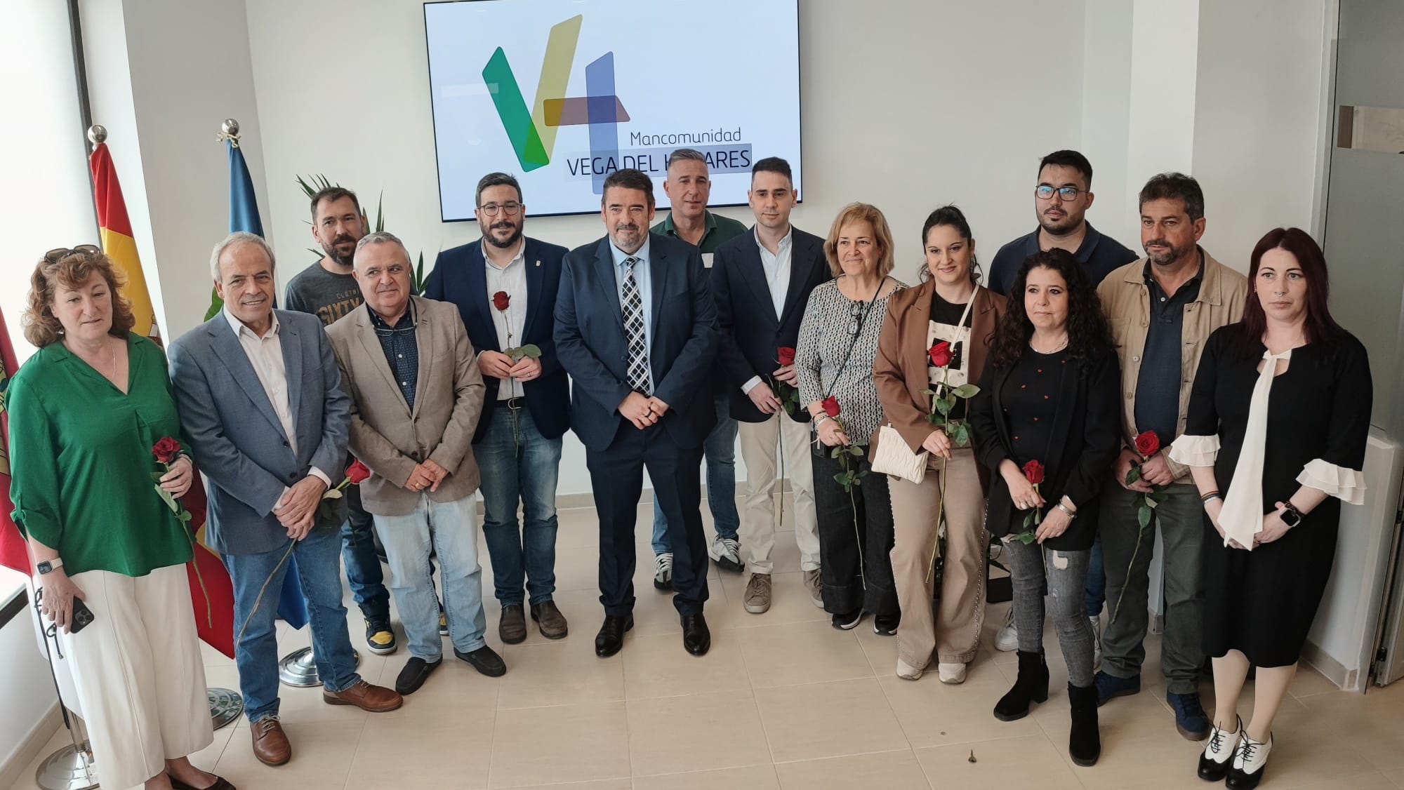 Alcaldes y concejales de municipios integrados en la mancomunidad