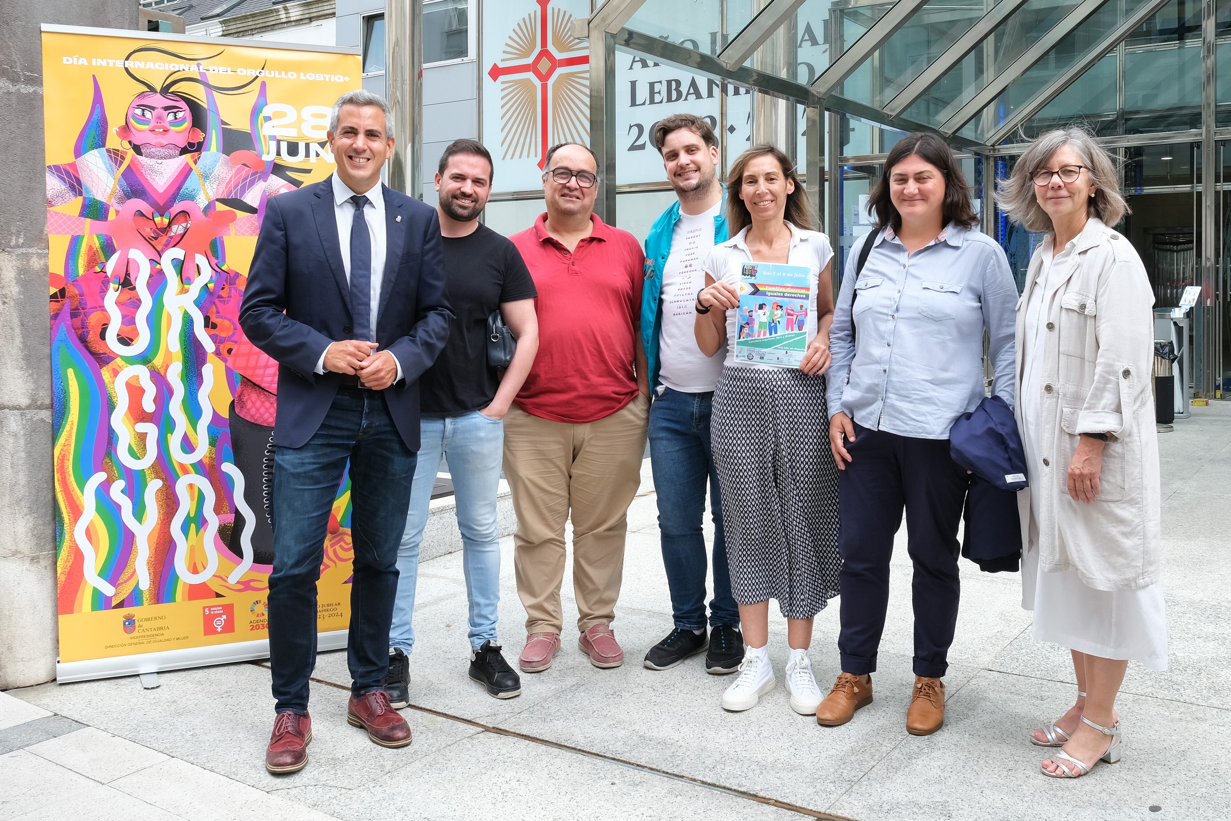 El vicepresidente y consejero de Universidades, Igualdad, Cultura y Deporte en funciones, Pablo Zuloaga, presenta la campaña con motivo del Día del Orgullo LGTBI. 26 de junio de 2023.
