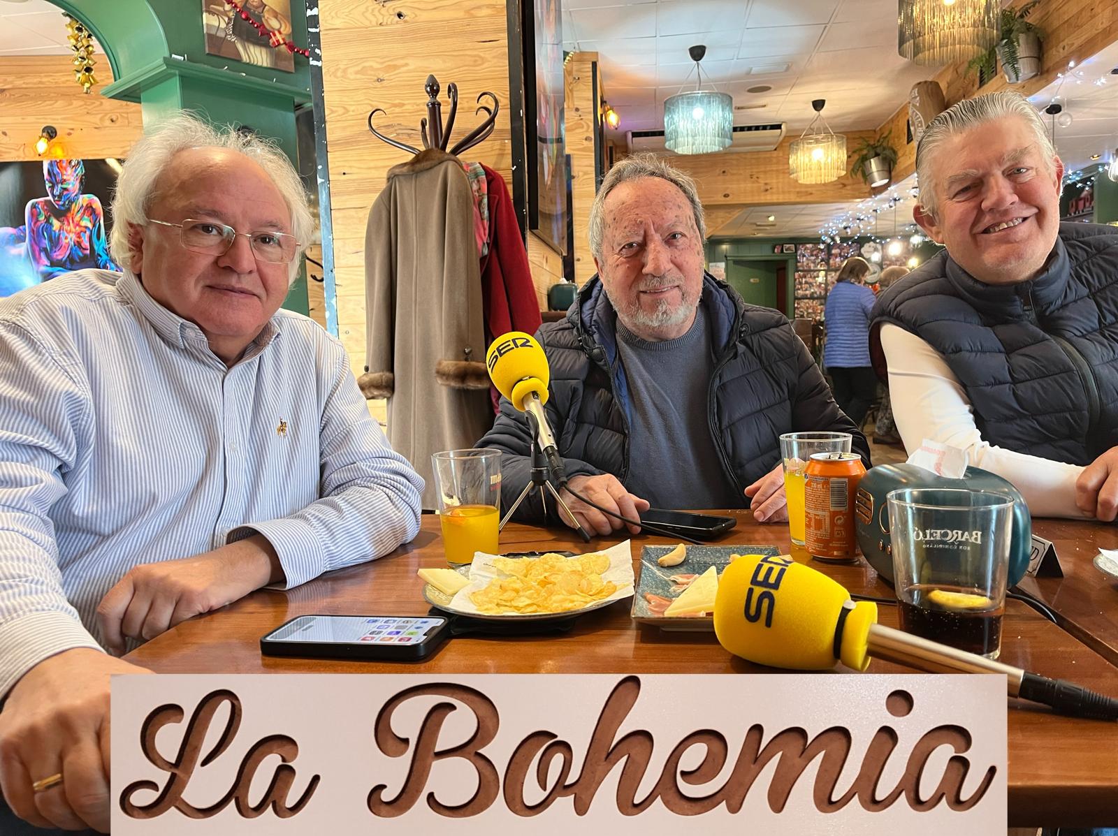 Tudela, Didí y Giner en La Bohemia