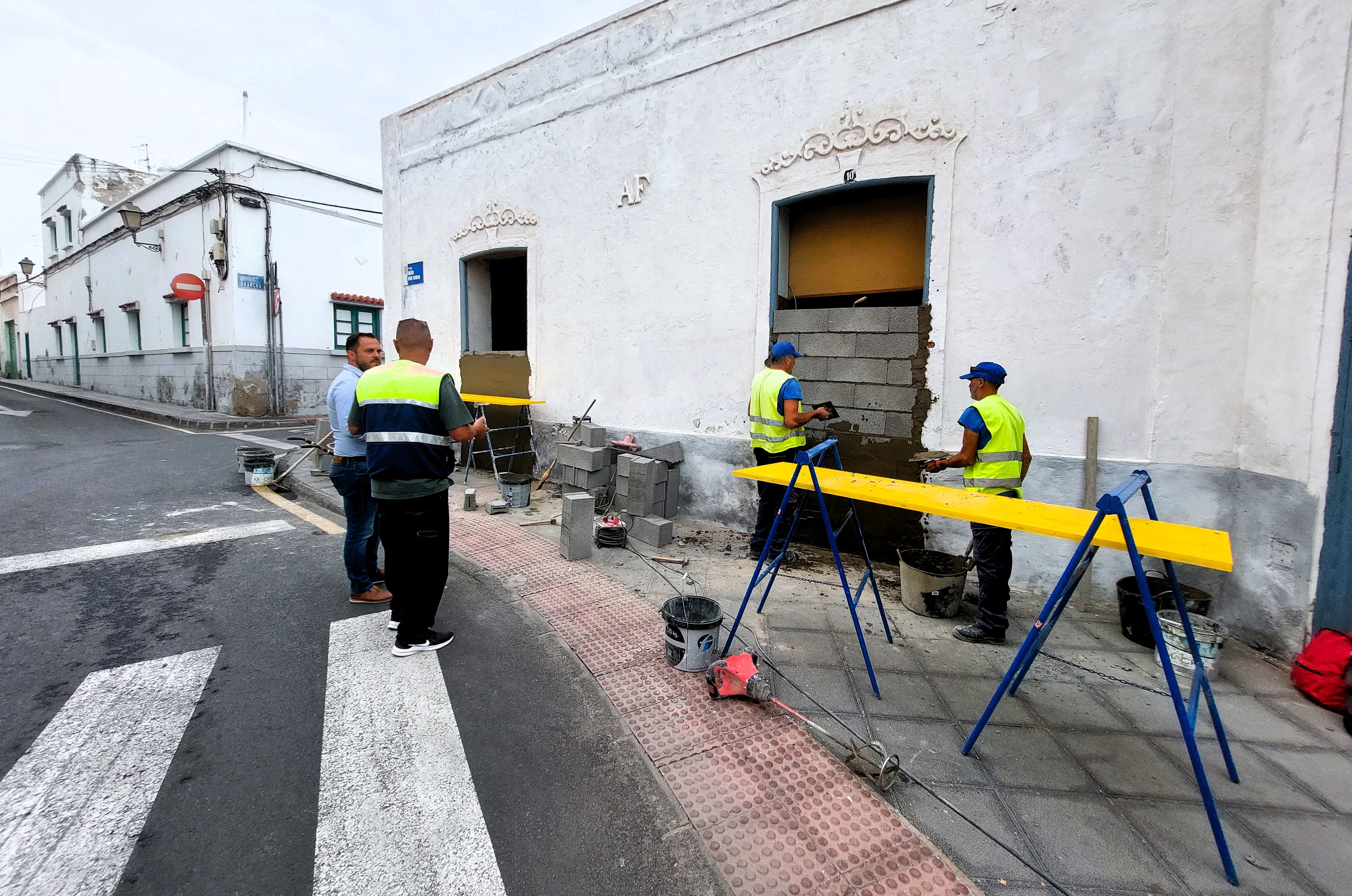 Tercer &#039;fumadero&#039; de drogas tapiado en la capital de Lanzarote en solo una semana.