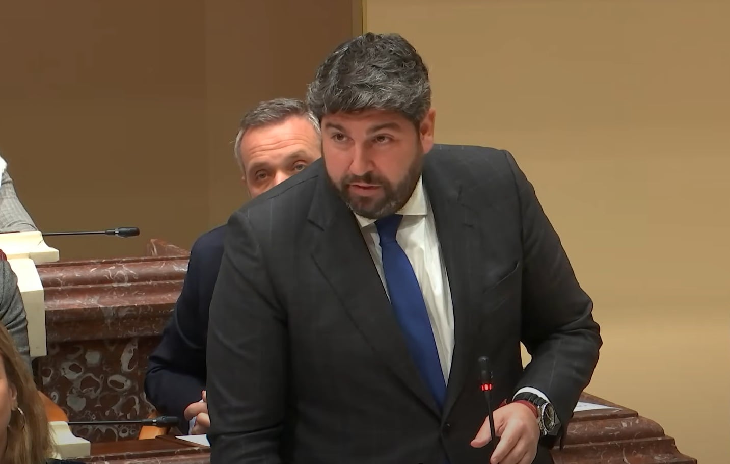 López Miras en el Pleno de la Asamblea Regional