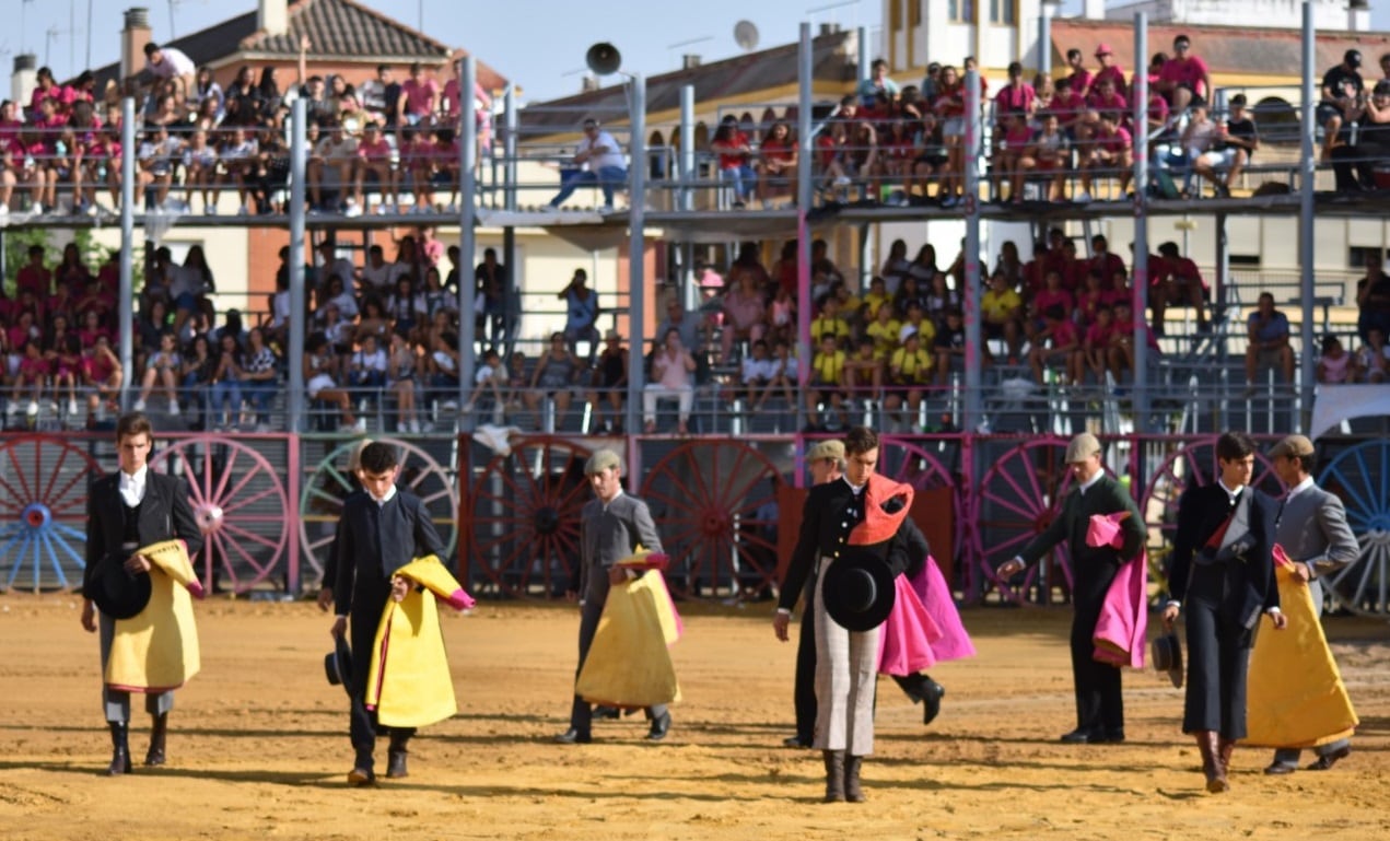 Imagen de archivo de los tradicionales festejos taurinso de la Feria de La Algaba