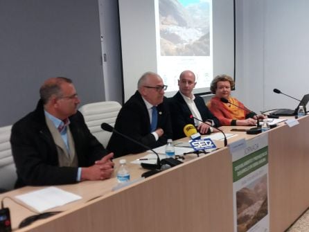 Momento de la intervención de Manuel Parras, presidente del CES de Jaén