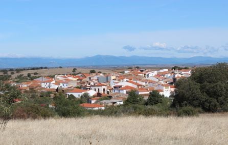 Vista general de Pescueza (Cáceres)