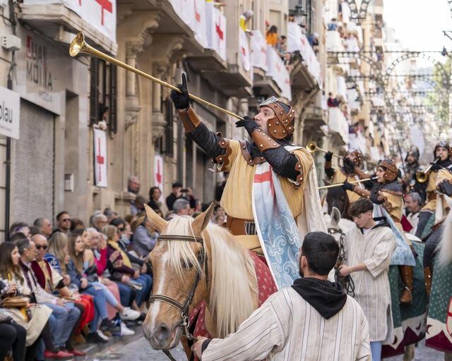 Trompeteros en la Entrada de Alcoy