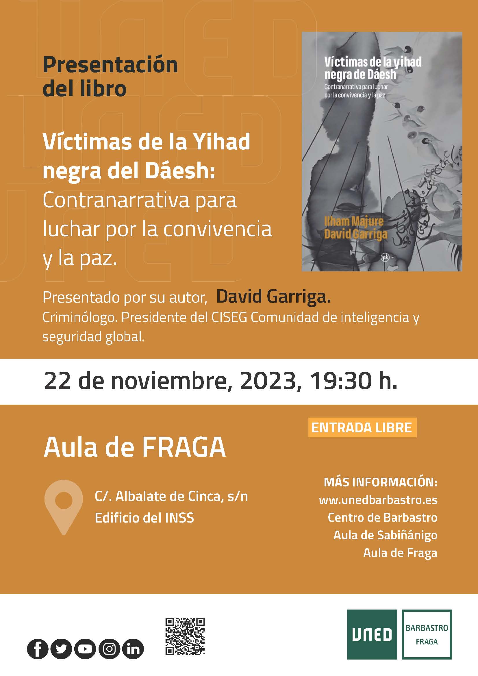 Presentación del libro de David Garriga