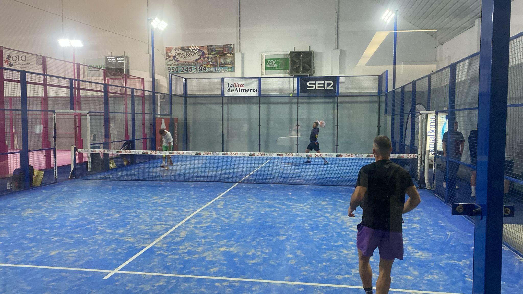 Torneo benéfico de pádel promovido por la Fundación Isabel Enrique Díaz.