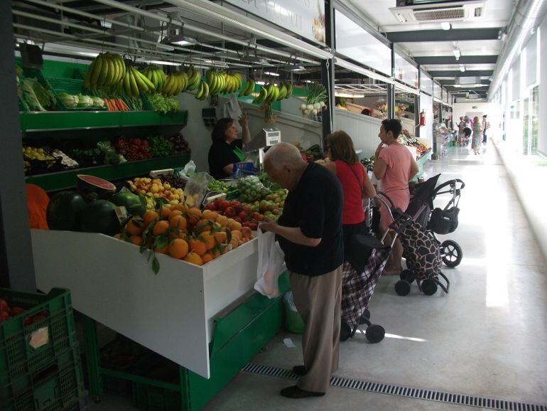 Imagen del mercado provisional