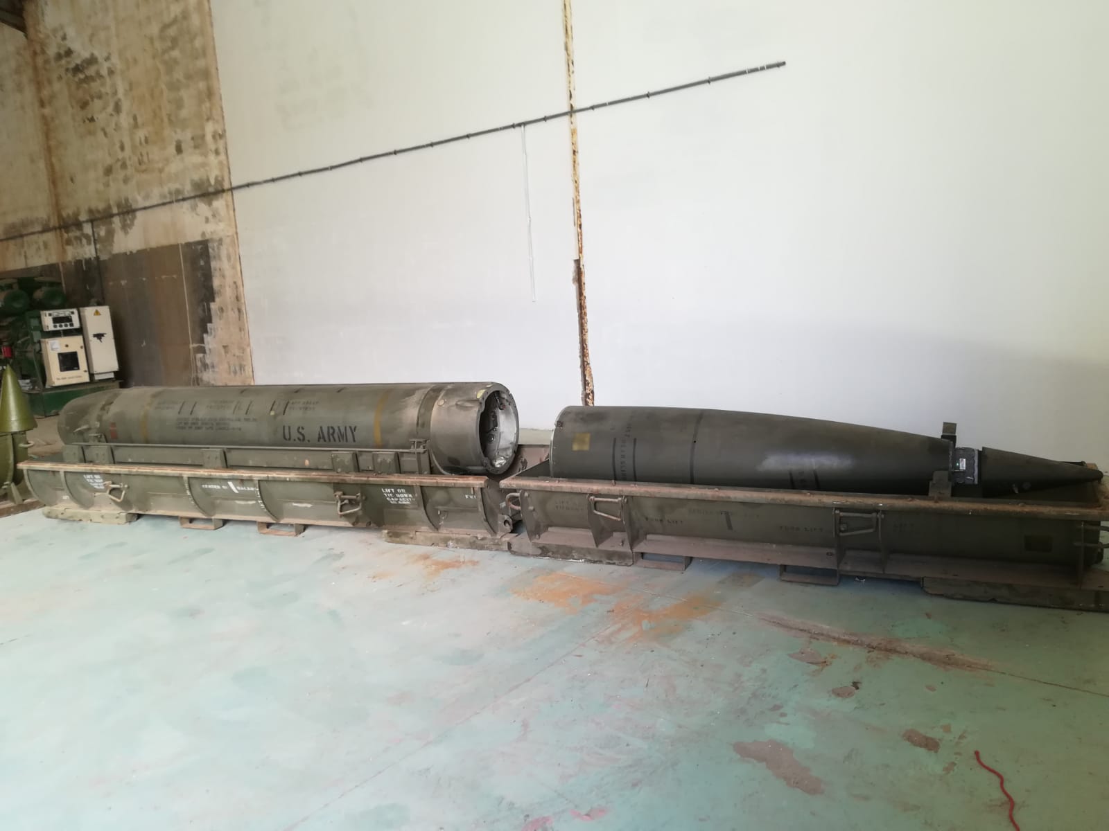 El misil de la OTAN que está en el Complejo Agroindustrial de Teguise.