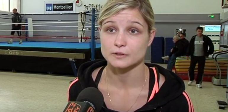 La boxeadora francesa Angelique Duchemin.