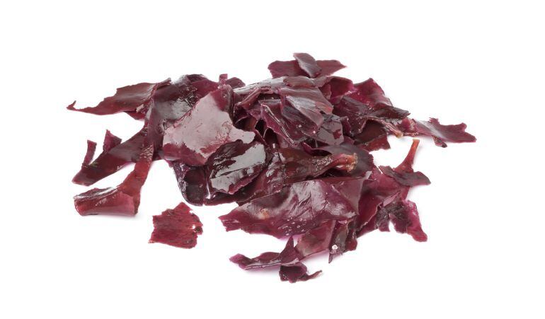 Dulse: una nueva variedad de alga que cuando se cocina tiene un sabor muy similar al bacon. 