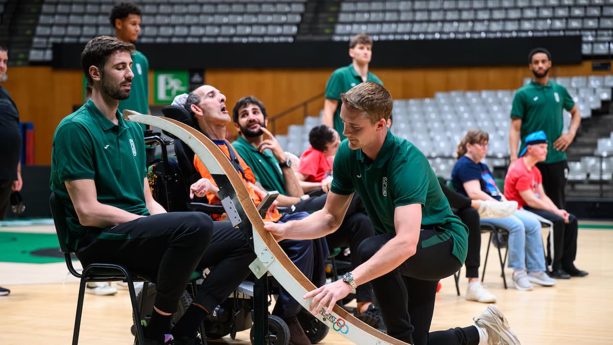 Xàtiva enseña deporte inclusivo al Joventut de Badalona