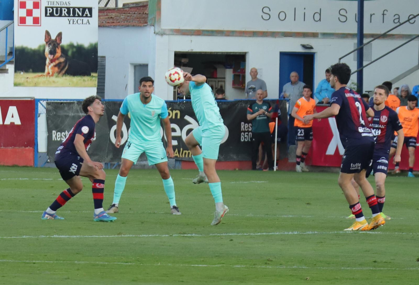 Un lance del partido