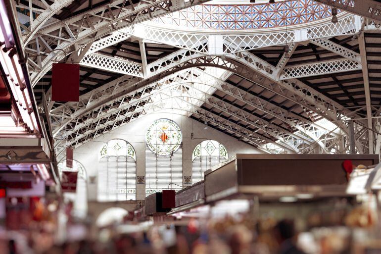 Interior del Mercado Central de Valencia