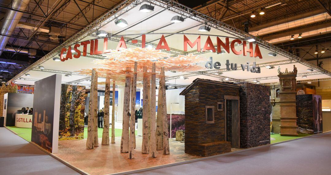 Stand de Castilla-La Mancha en Fitur 2019.