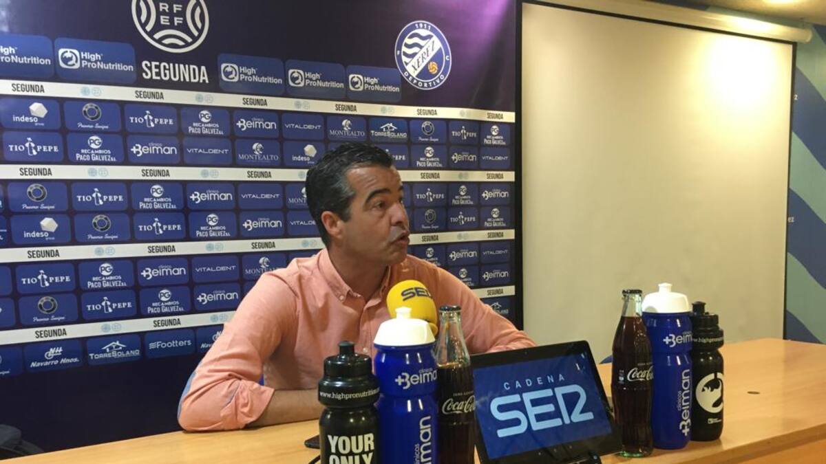 Declaraciones de José Pérez Herrera en la previa del partido ante el Mensajero