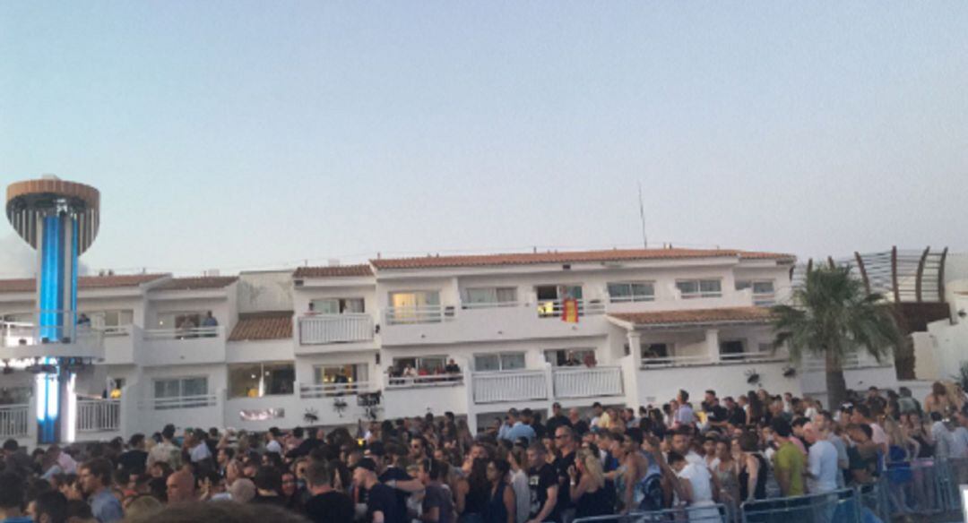 Imagen de archivo de una fiesta en Platja d&#039;en Bossa