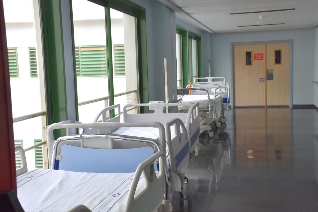 Camas en el hospital doctor José Molina Orosa de Arrecife.