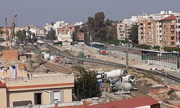 Se reanudan las obras del soterramiento del AVE en Murcia