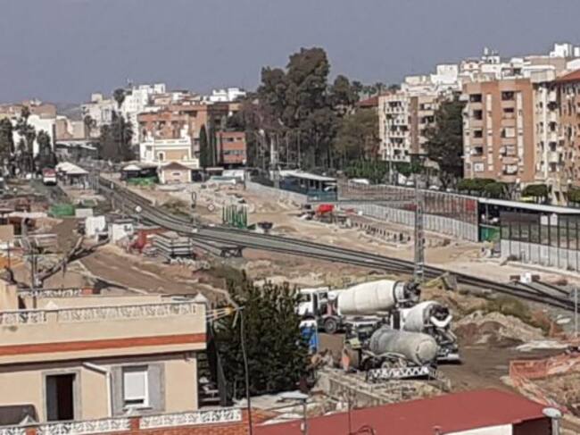 Se reanudan las obras del soterramiento del AVE en Murcia