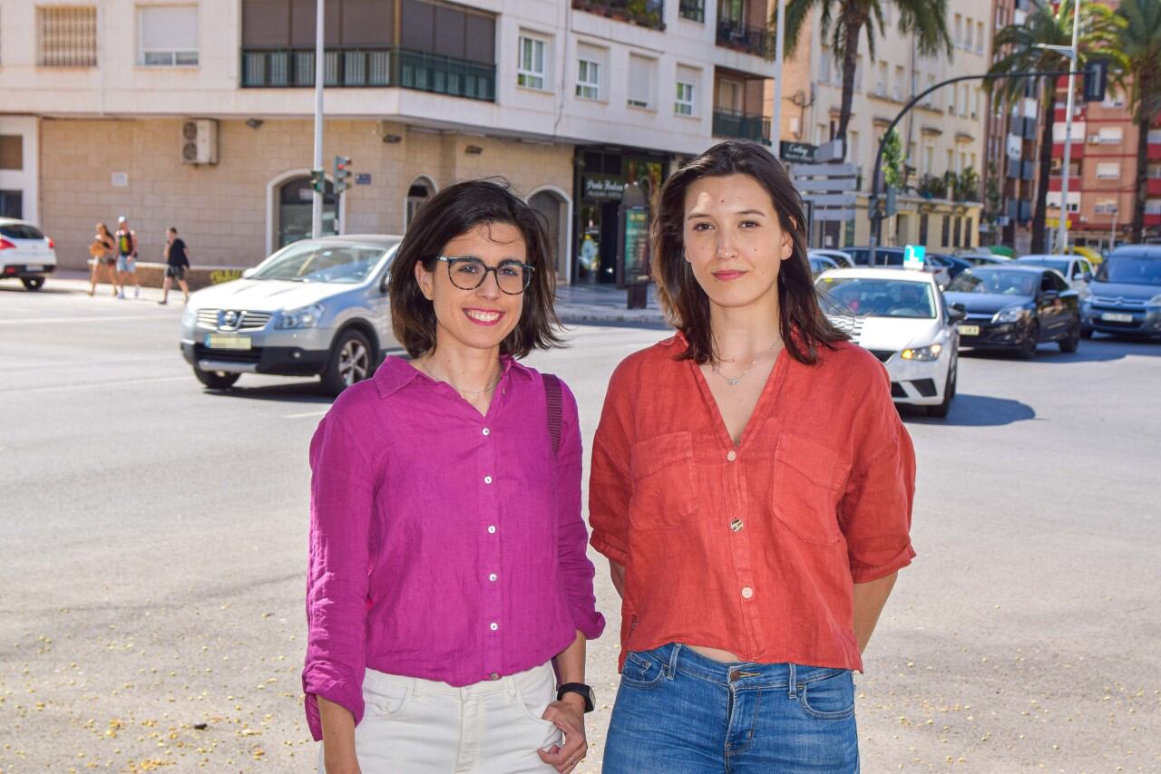 Pilar Jiménez y Laura Fernández Barbera de la UPCT