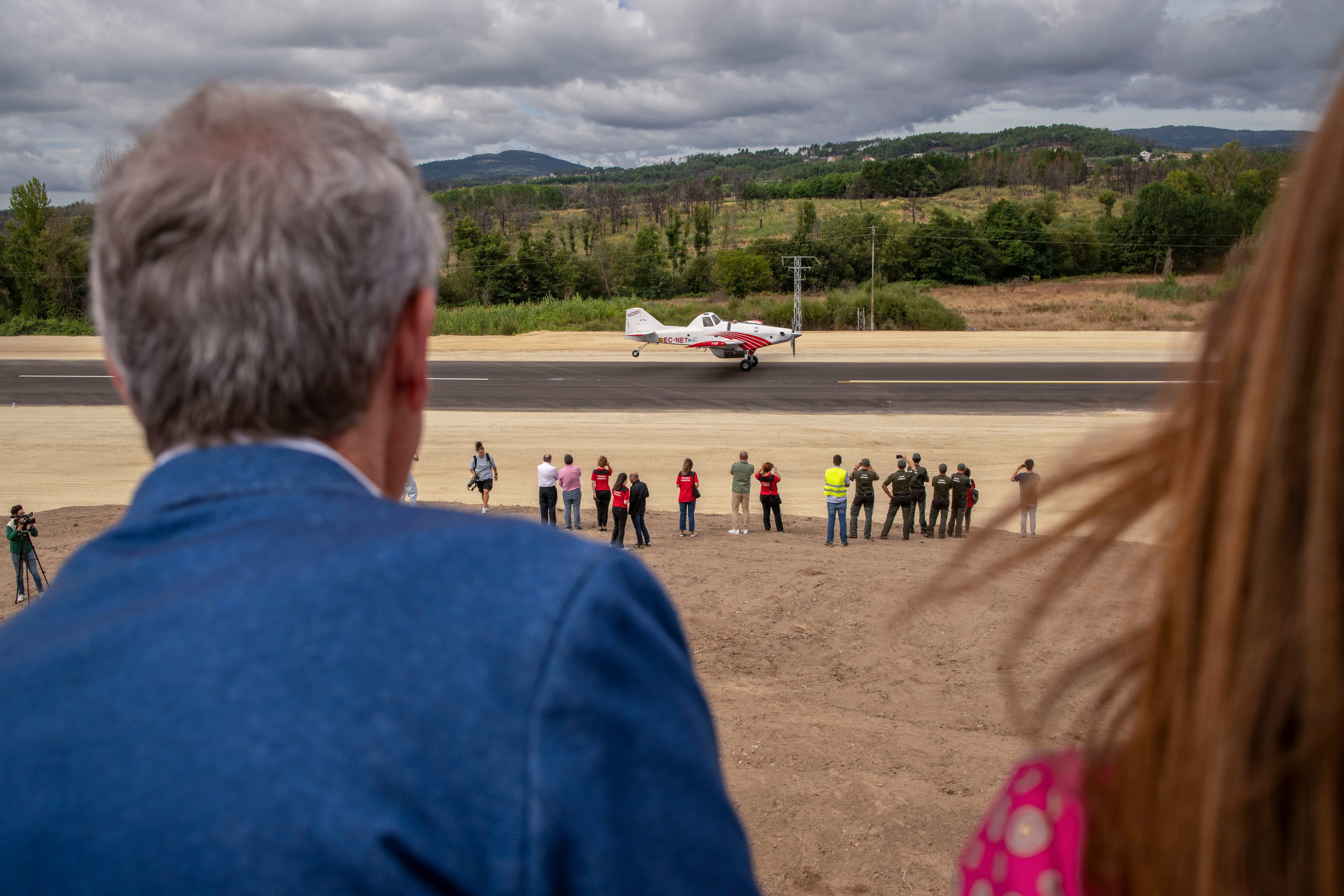 Rueda visita a nova Base aérea Verín-Oímbra. EFE/ Brais Lorenzo