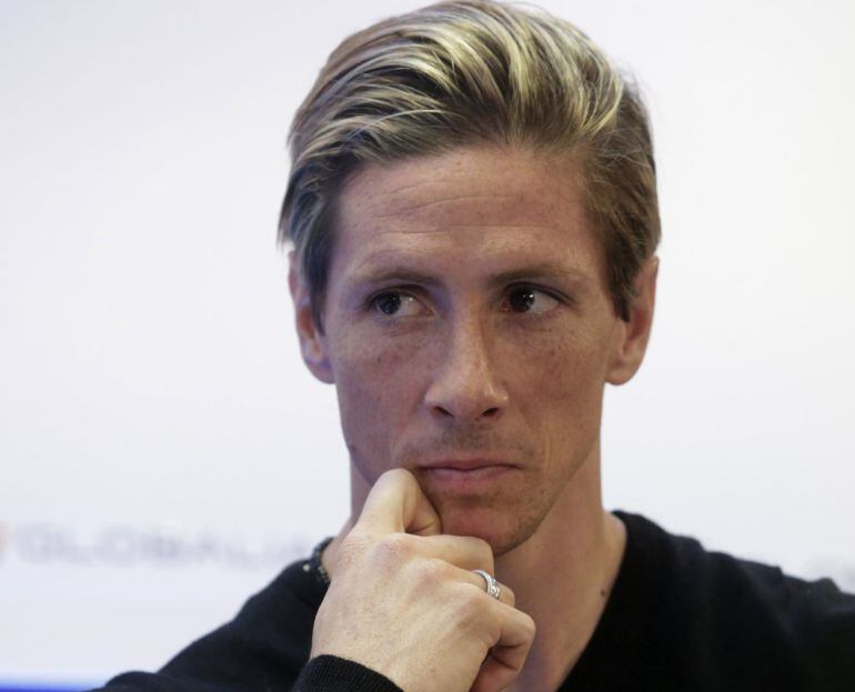 Fernando Torres durante su participación en un Fórum de Deportes celebrado en la Agencia Efe