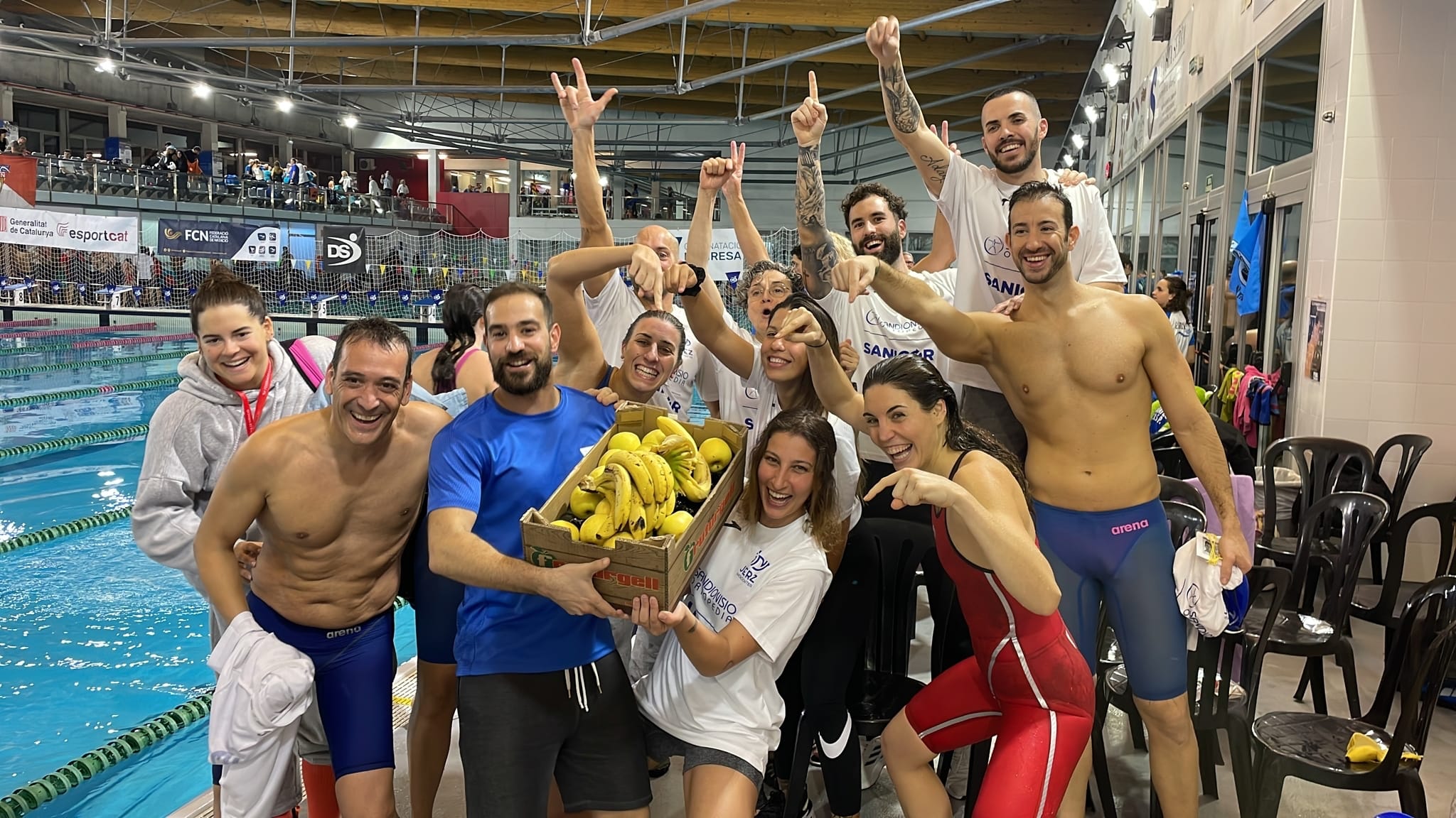 Gran actuación del Jerez Natación Máster en Cataluña