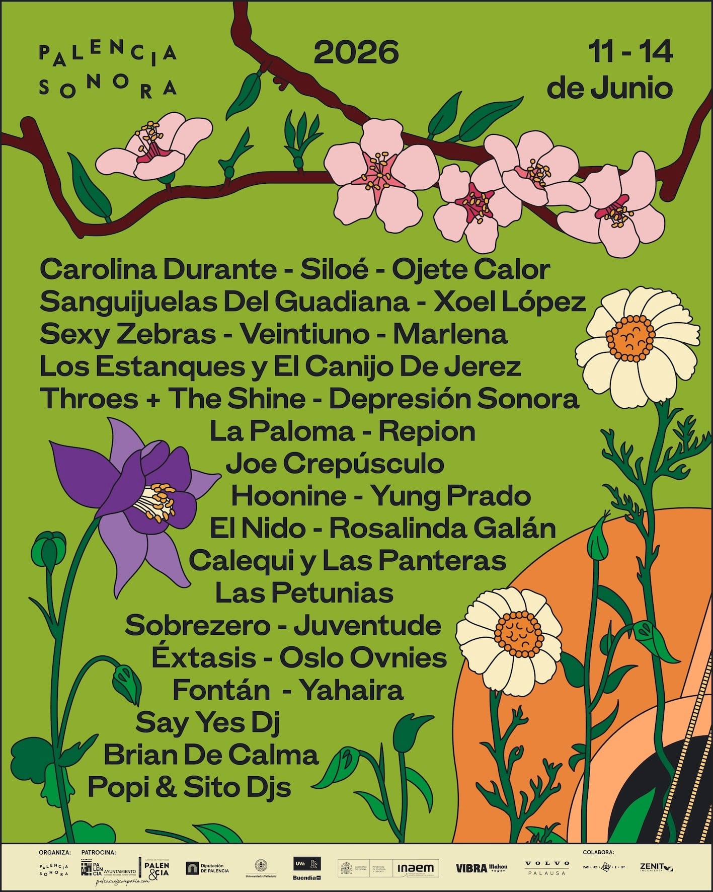 Se avanzan los primeros nombres que dan forma al cartel del Palencia Sonora