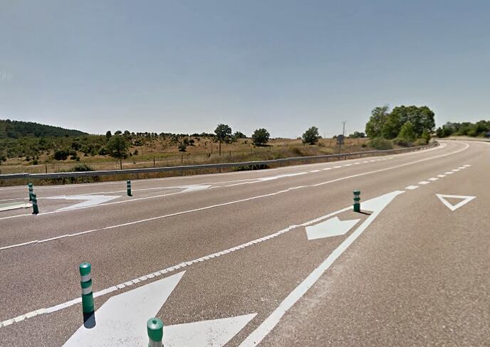 Carretera N-122 en Zamora