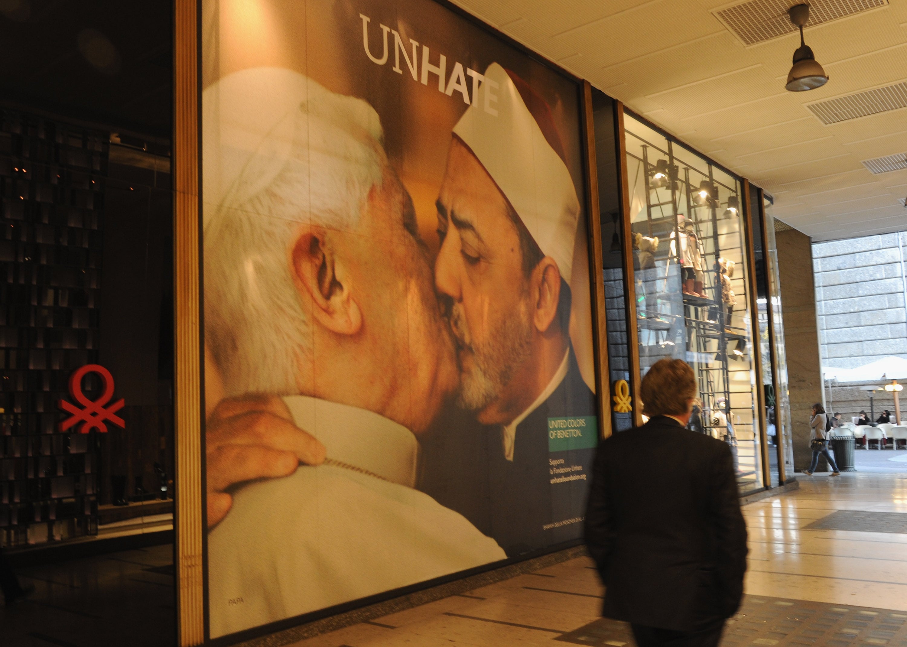 Campaña de Benetton.   (Photo by Pier Marco Tacca/Getty Images)