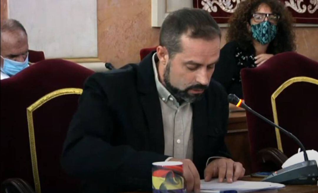 David Cobo, portavoz de IU en el Ayuntamiento de Alcalá de Henares. 