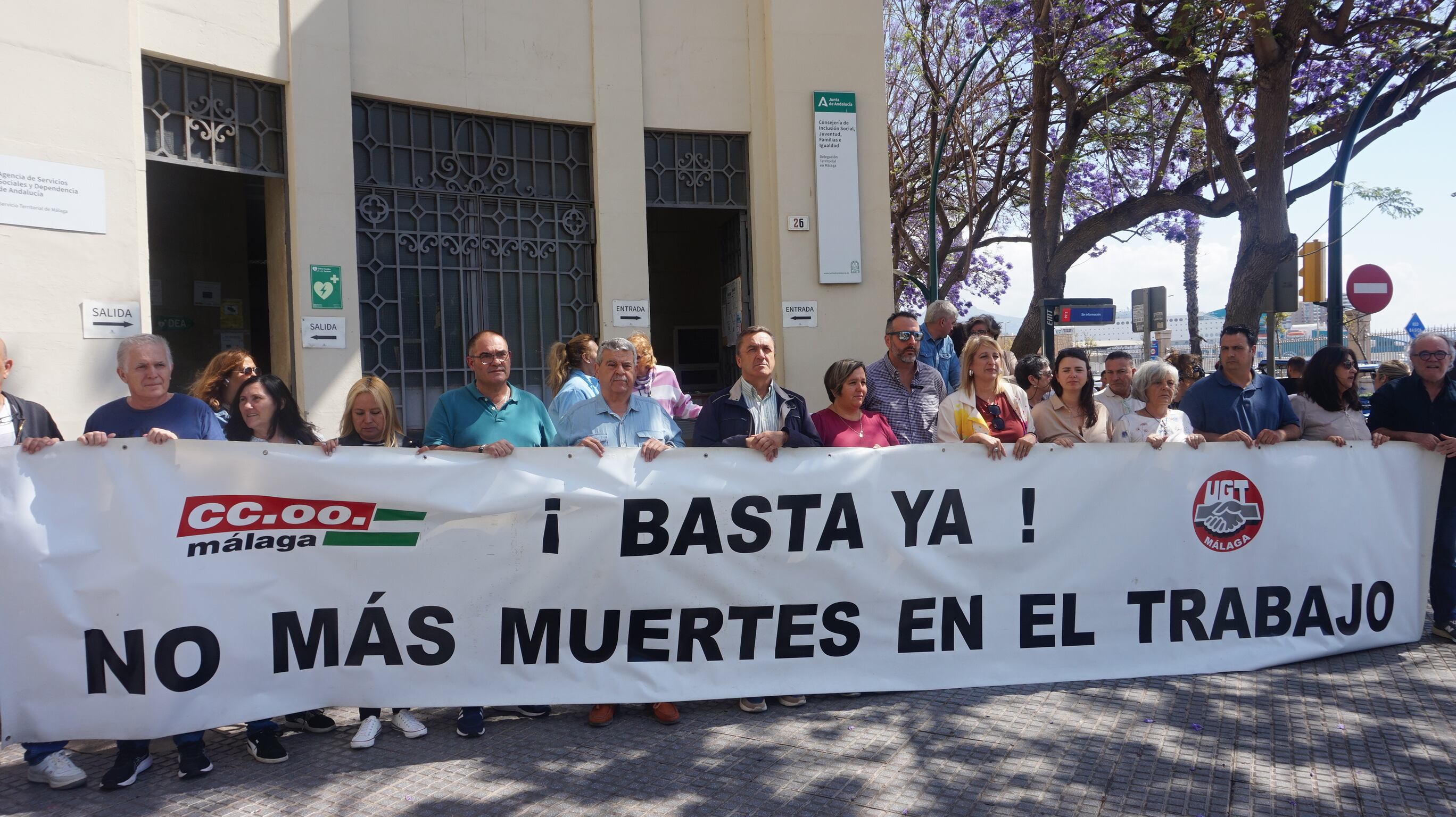 Concentración de este jueves en Málaga