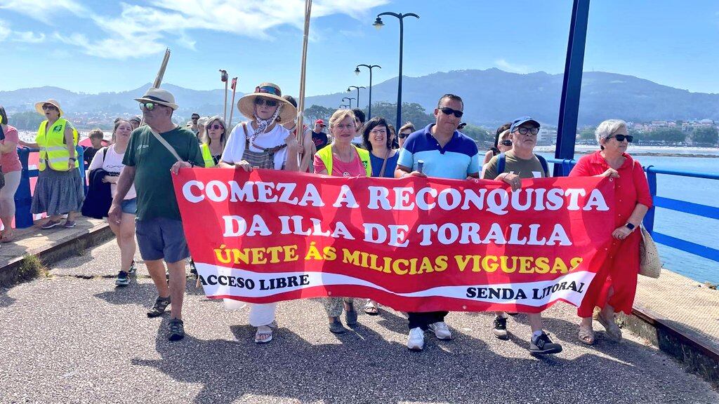 Imagen de archivo de las protestas en Toralla, Vigo