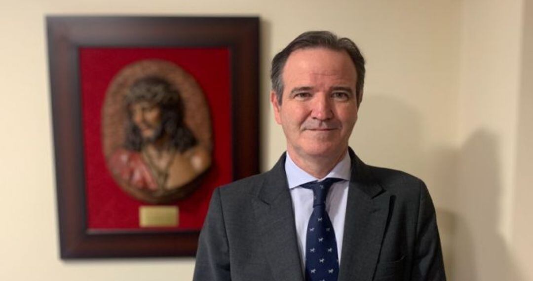 Pablo Atencia, presidente de la Agrupación de Cofradías de la Semana Santa de Málaga