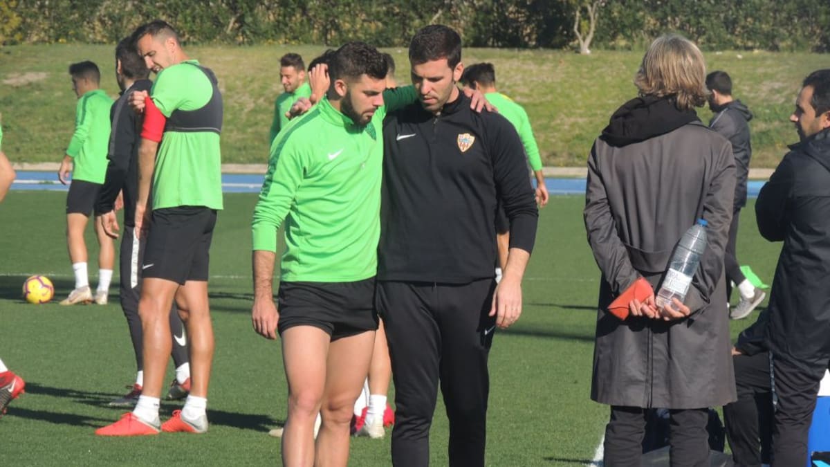 Luis Rioja no entrena por una sobrecarga
