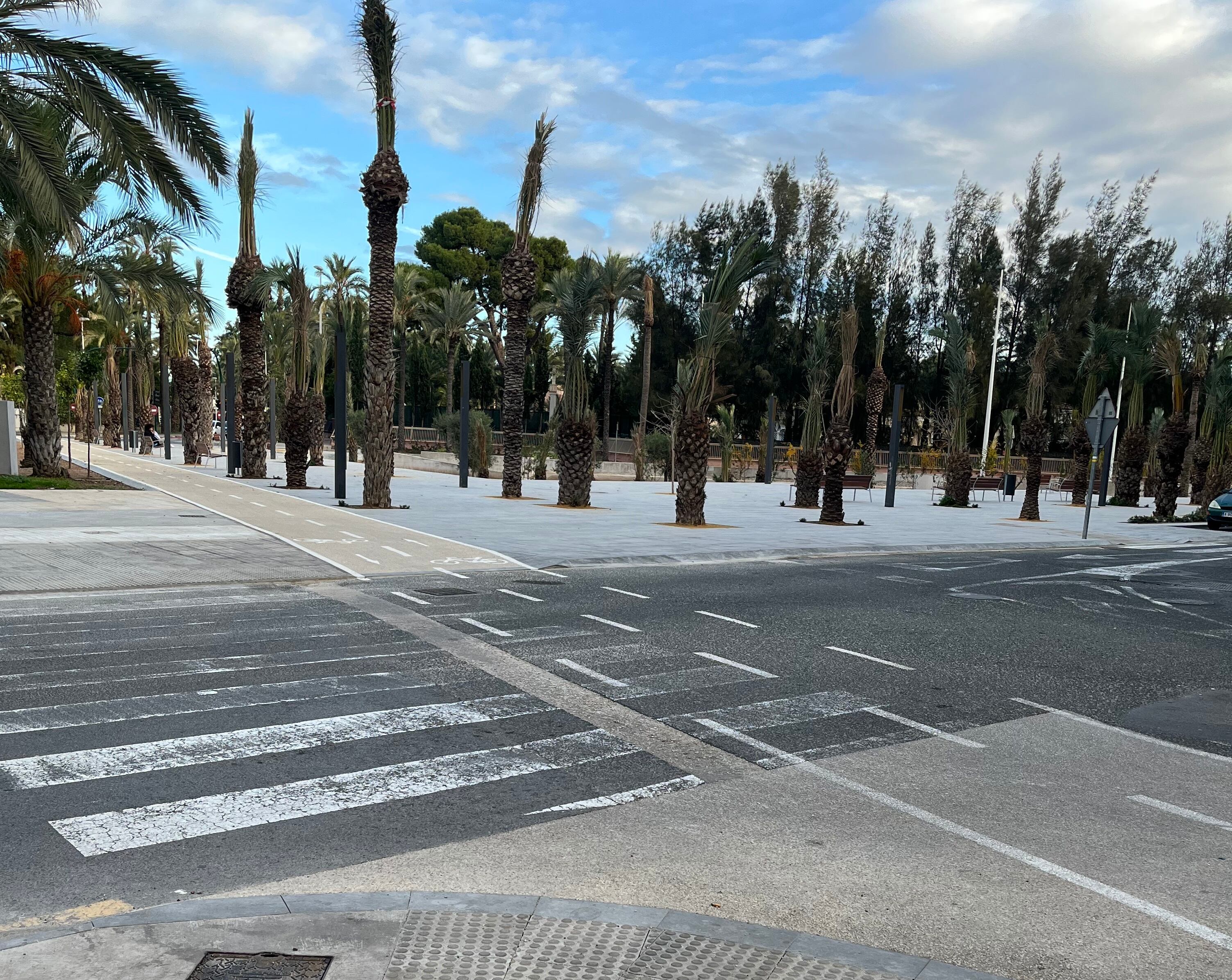 Paso de cebra en Elche