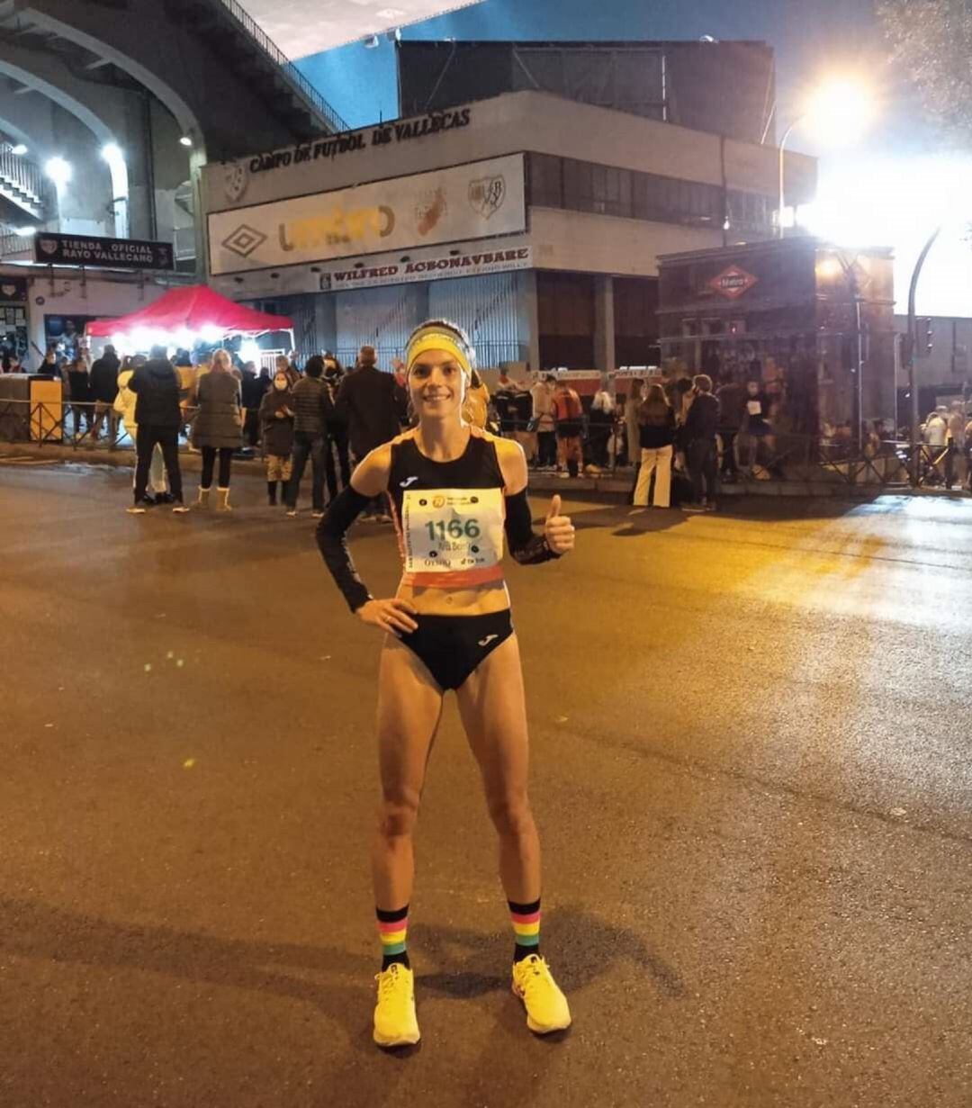 Ana Belén Beltrán estuvo en la San Silvestre Vallecana