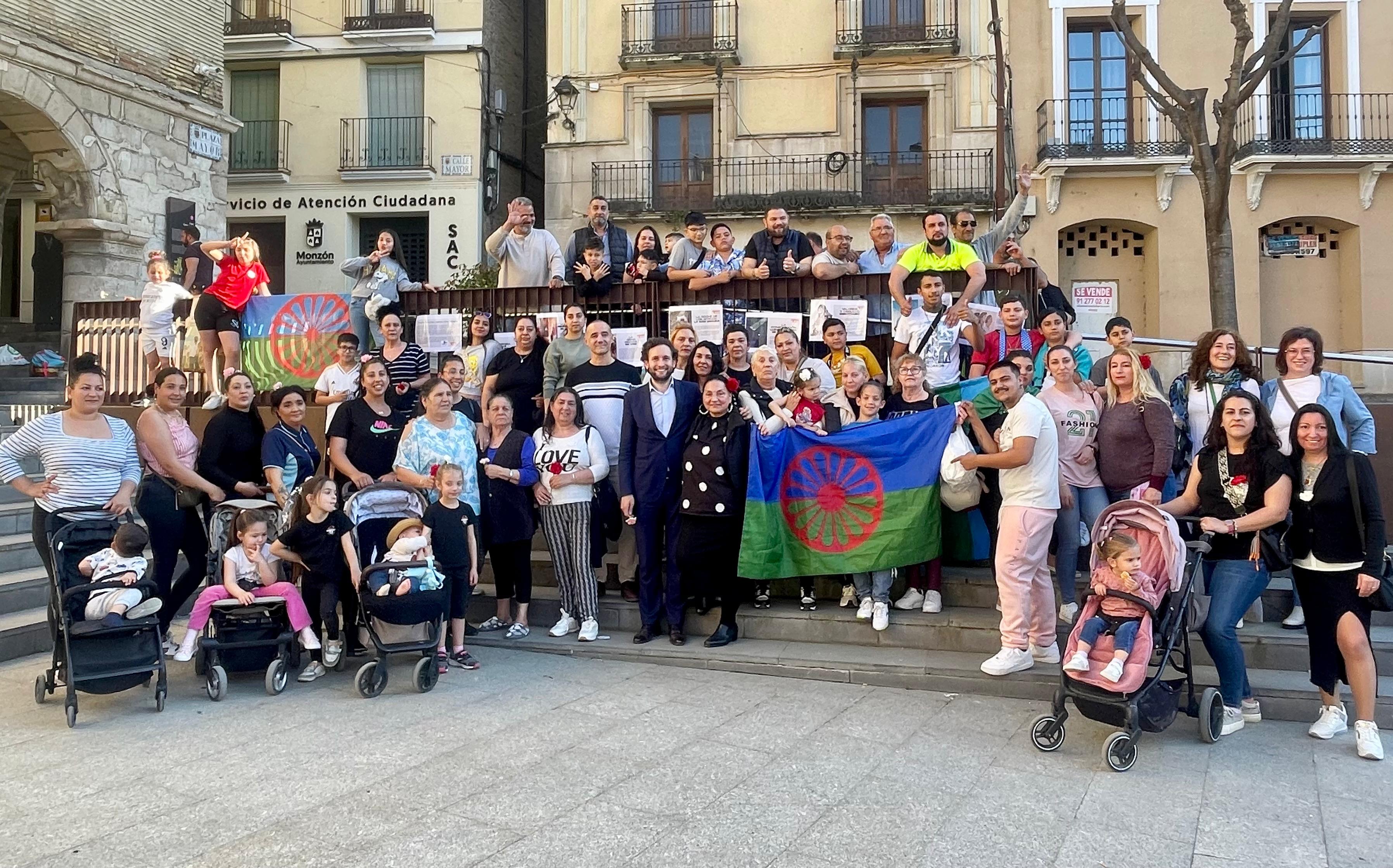 Fundación del Secretariado Gitano, en la plaza Mayor.