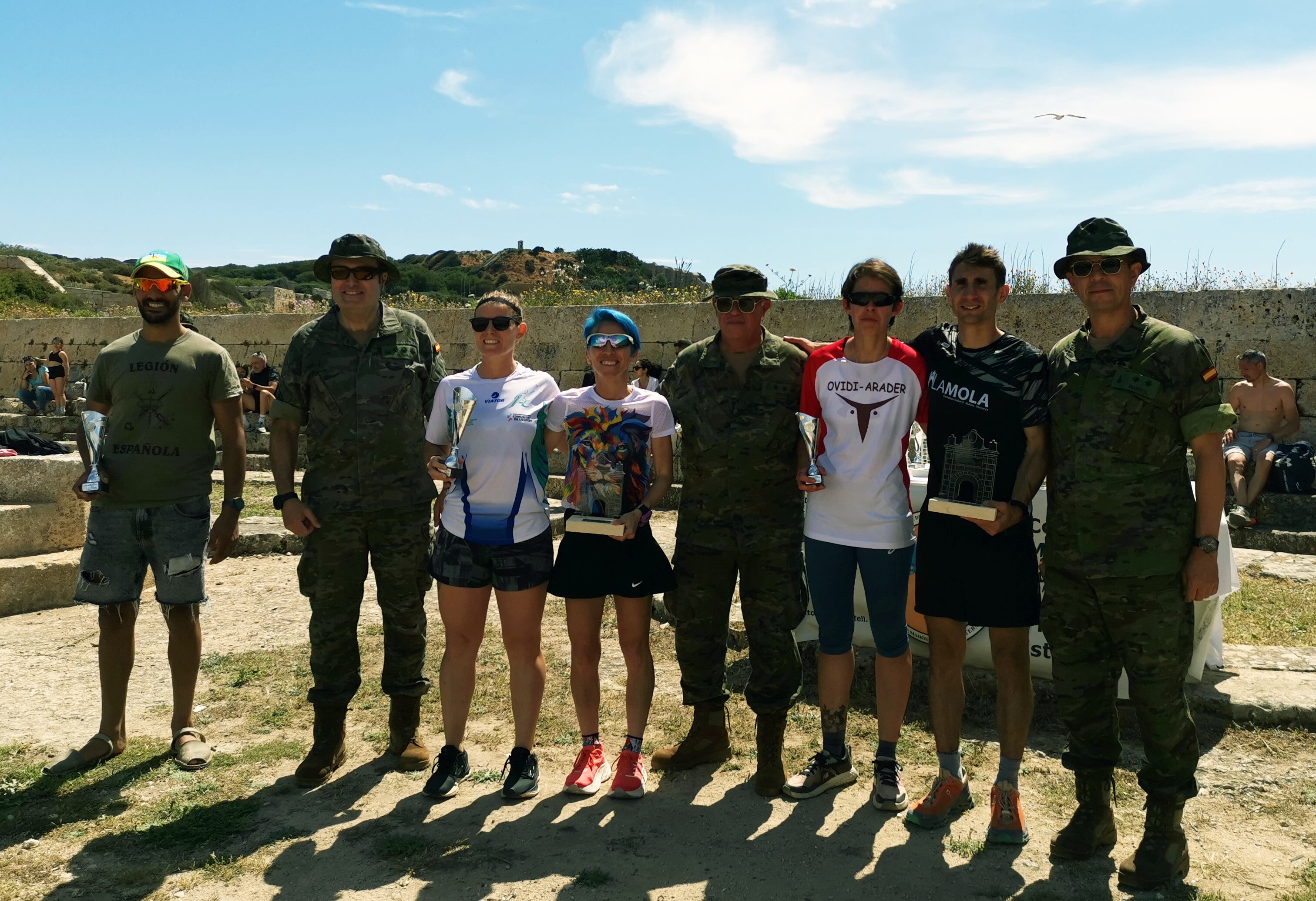 Els guanyadors de la cursa que promou l'Exèrcit.