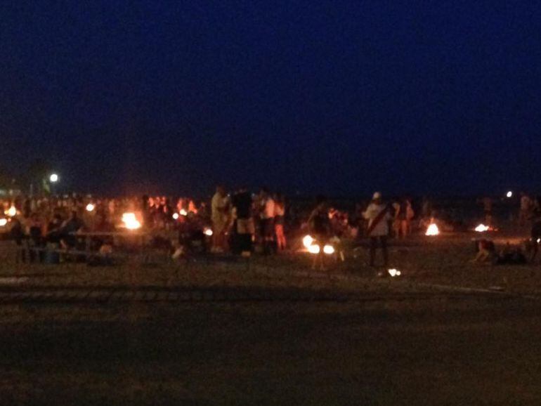 Hogueras en la noche de San Juan