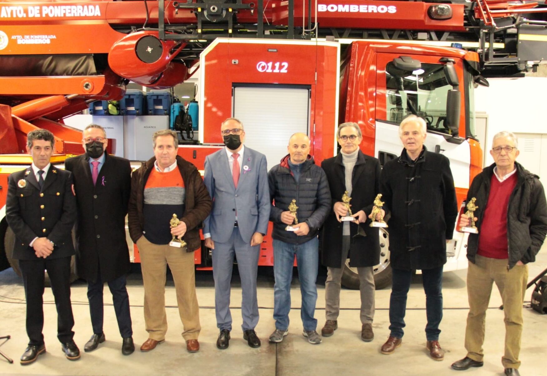 Homenaje a los bomberos