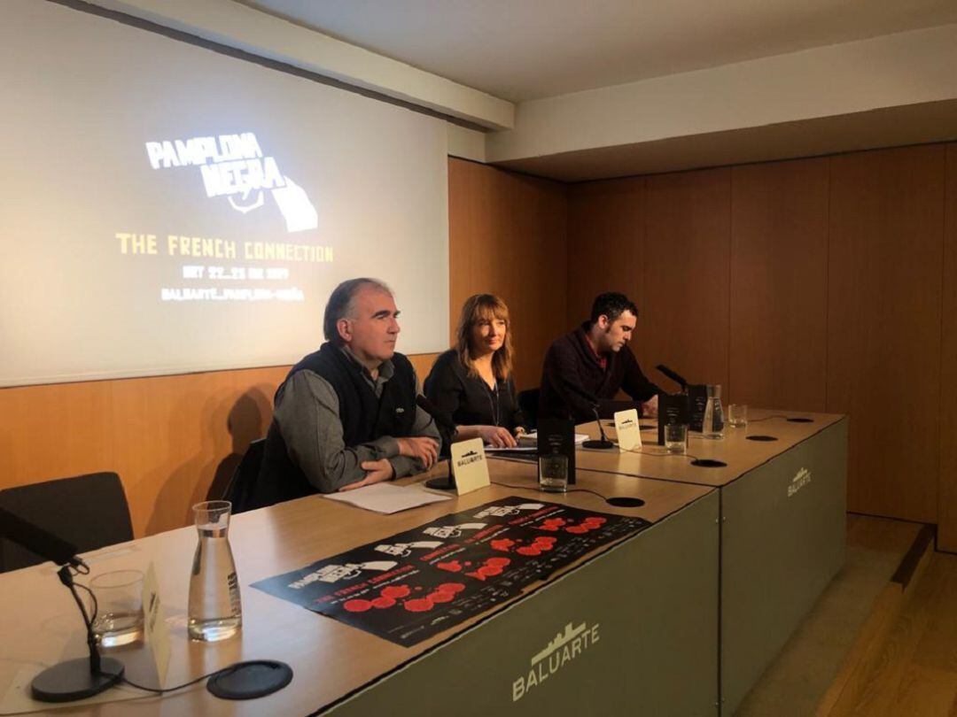 Presentación de la quinta edición del Festival Pamplona Negra