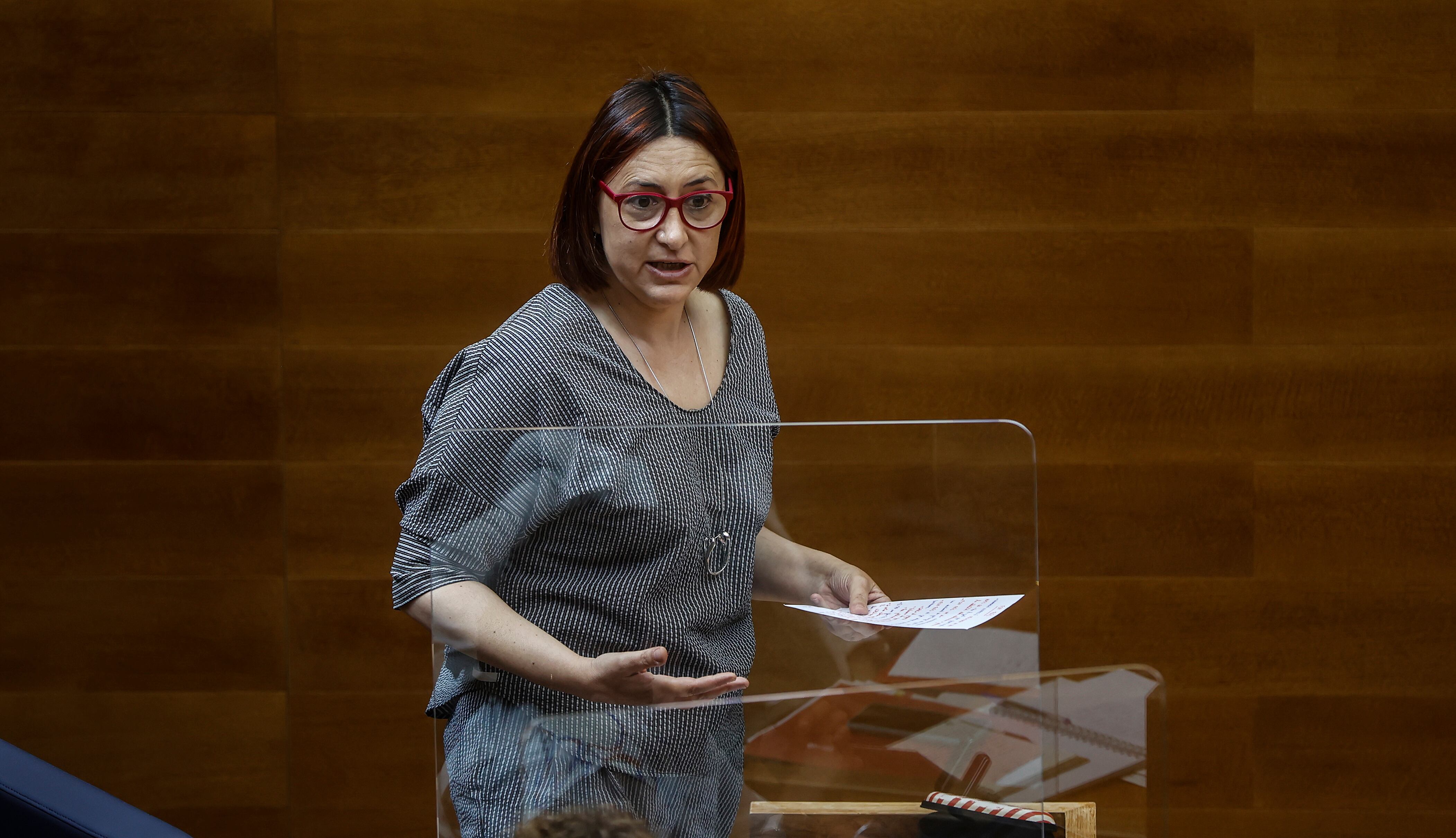 Pérez Garijo durante una sesión de control en Les Corts